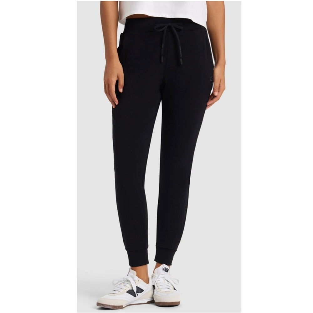 Cozy Earth Brushed Bamboo Ultra Soft Black Joggers Women's Lounge Pants in Small